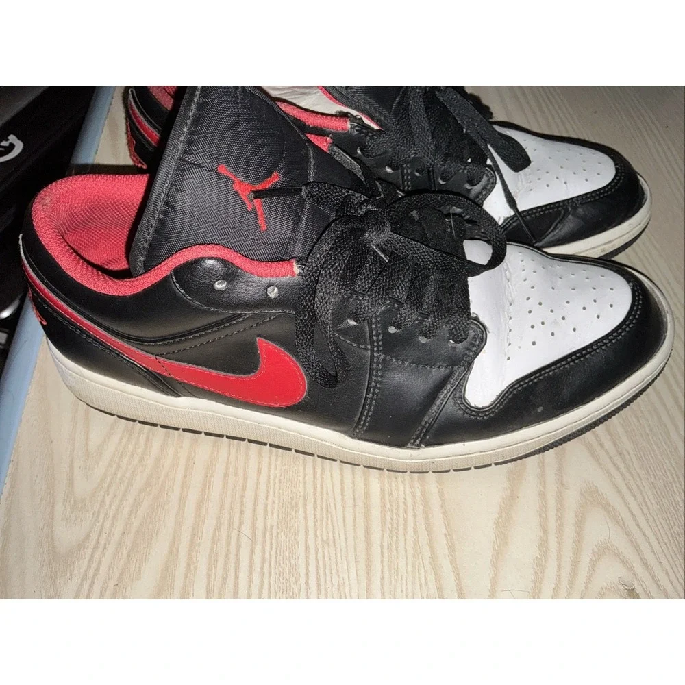 Size 10.5 - Jordan 1 Low White Toe‎ 2022